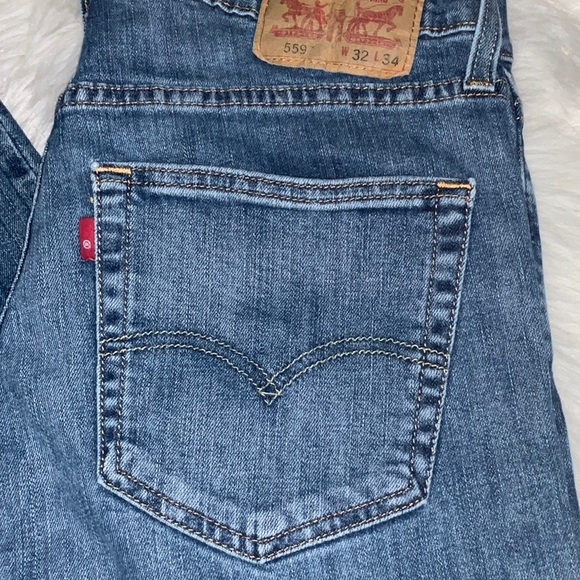 Levi 559 Relaxed Straight Men's Jeans - Picture 4 of 12